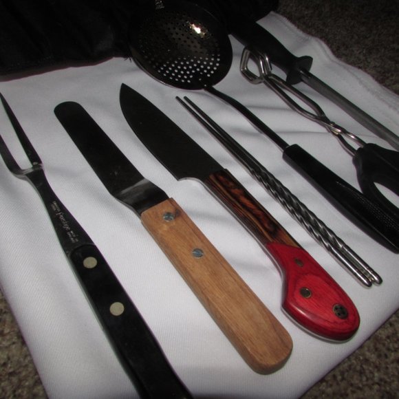Complete Knife Bag w/ Starter Chef Set - Picture 1 of 5